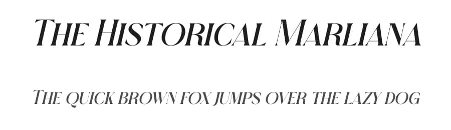 The Historical Marliana by Storytype Studio — Serif Font