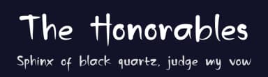 The Honorables by Willetter Studio — Script Handwritten Font — thumbnail 2