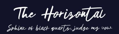 The Horizontal by Fanastudio — Script Handwritten Font — thumbnail 2