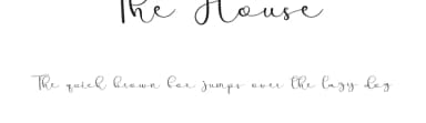 The House by Erik Studio — Script Handwritten Font — thumbnail 1