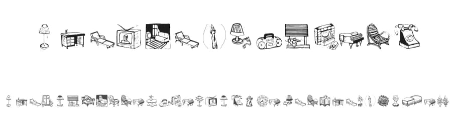 The Ikea Uniform by Manfred Klein — Dingbats Font