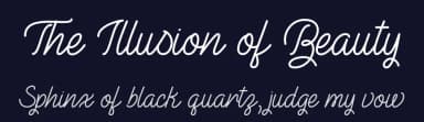 The Illusion of Beauty by Misti's Fonts — Script Handwritten Font — thumbnail 2