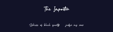 The Impostor by Maulana Creative — Script Handwritten Font — thumbnail 2
