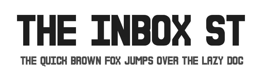 The Inbox St by Southype — Sans Serif Font — preview 1