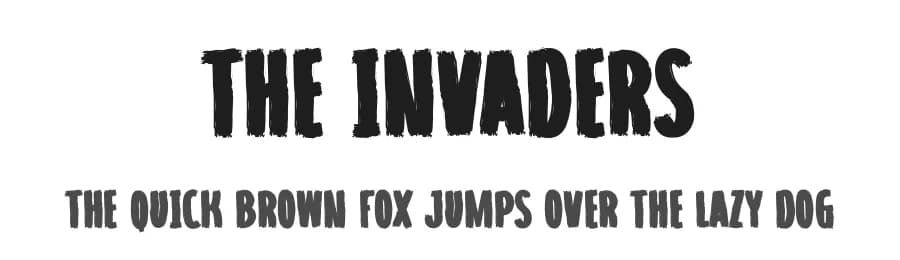 The Invaders by Gassstype — Script Handwritten Font