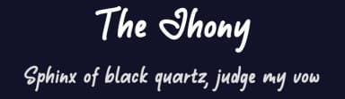 The Jhony by RantautypeStudio — Script Handwritten Font — thumbnail 2