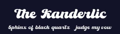 The Kanderlic by Eka Hermawan — Script Handwritten Font — thumbnail 2
