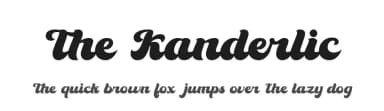 The Kanderlic by Eka Hermawan — Script Handwritten Font — thumbnail 1