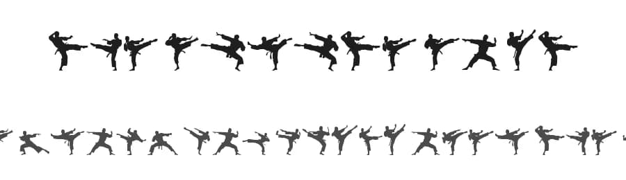 The Karate Do ST by Southype — Dingbats Font