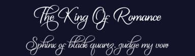 The King Of Romance by Creativework69 Studio — Script Handwritten Font — thumbnail 2