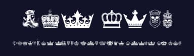 The King by Woodcutter — Dingbats Font — thumbnail 2