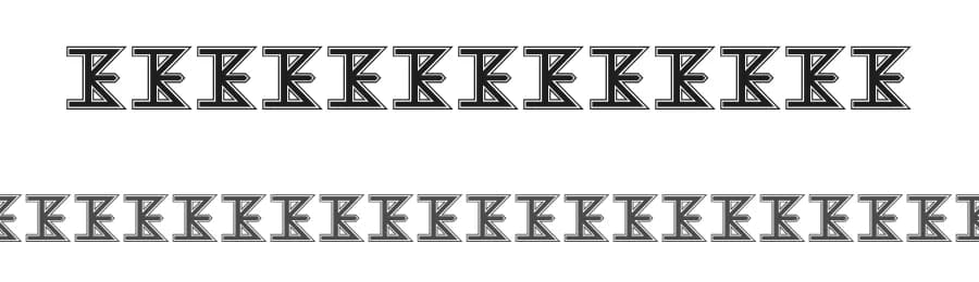 The Kiss Font by Ike Riehl — Dingbats Font