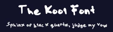 The Kool Font by Christian — Script Handwritten Font — thumbnail 2