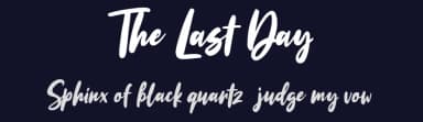 The Last Day by Weape Studio — Script Handwritten Font — thumbnail 2