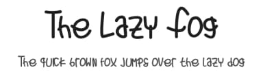 The Lazy Fog by Hudzaifah — Script Handwritten Font — thumbnail 1