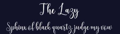 The Lazy by Amarlettering - Takiy — Script Handwritten Font — thumbnail 2