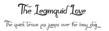 The Leamquid Love by Kateeng Ciu — Script Handwritten Font — thumbnail 1