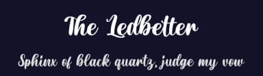 The Ledbetter by Winarko — Script Handwritten Font — thumbnail 2