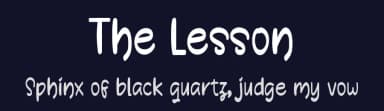 The Lesson by twinletter — Script Handwritten Font — thumbnail 2