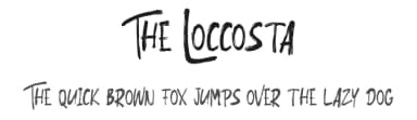The Loccosta by InspiraType — Script Handwritten Font — thumbnail 1