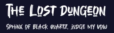 The Lost Dungeon by Khurasan — Script Handwritten Font — thumbnail 2
