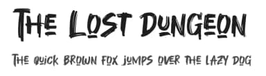 The Lost Dungeon by Khurasan — Script Handwritten Font — thumbnail 1