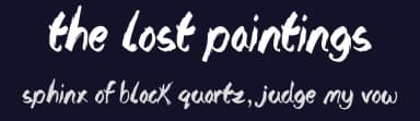 The Lost Paintings by JSH creates — Script Handwritten Font — thumbnail 2