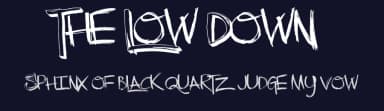 The Low Down by Skyhaven Fonts — Script Handwritten Font — thumbnail 2