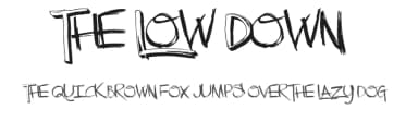 The Low Down by Skyhaven Fonts — Script Handwritten Font — thumbnail 1