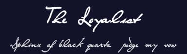 The Loyalist by Intellecta Design — Script Handwritten Font — thumbnail 2