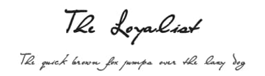 The Loyalist by Intellecta Design — Script Handwritten Font — thumbnail 1