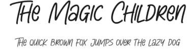 The Magic Children by Octotype  | Thomas Boucherie — Script Handwritten Font — thumbnail 1