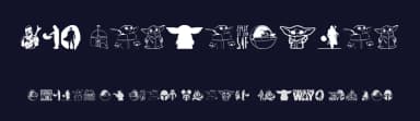 The Mandalorian by Woodcutter — Dingbats Font — thumbnail 2