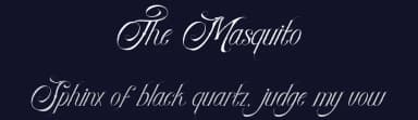 The Masquito by Ibram Syah — Script Handwritten Font — thumbnail 2