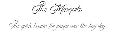The Masquito by Ibram Syah — Script Handwritten Font — thumbnail 1