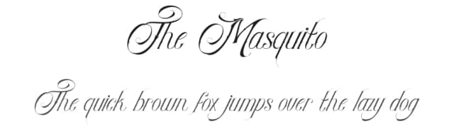 The Masquito by Ibram Syah — Script Handwritten Font