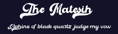 The Matesih by FallenGraphic Studio — Script Handwritten Font — thumbnail 2
