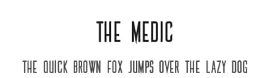 The Medic by Viktor Hammarberg — Sans Serif Font — thumbnail 1