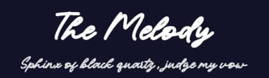 The Melody by Riza Haitami — Script Handwritten Font — thumbnail 2