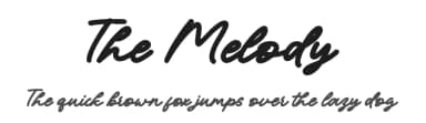 The Melody by Riza Haitami — Script Handwritten Font — thumbnail 1