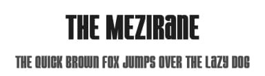 The Mezirane by Almarkhatype — Sans Serif Font — thumbnail 1