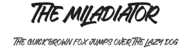 The Miladiator by Kotak Kuning Studio — Script Handwritten Font — thumbnail 1