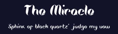 The Miracle by weknow — Script Handwritten Font — thumbnail 2