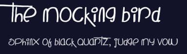 The Mocking Bird by JSH creates — Script Handwritten Font — thumbnail 2