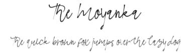 The Moyanka by Edric Studio — Script Handwritten Font — thumbnail 1