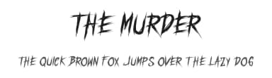 The Murder by fluffyartstudio — Script Handwritten Font — thumbnail 1