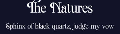The Natures by Scratchones — Sans Serif Font — thumbnail 2