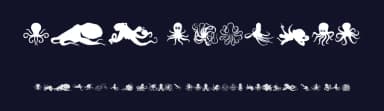 The Octopus by Woodcutter — Dingbats Font — thumbnail 2