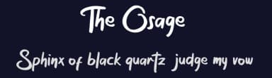 The Osage by Vunira Design — Script Handwritten Font — thumbnail 2