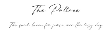 The Pallace by Cititype — Script Handwritten Font — thumbnail 1